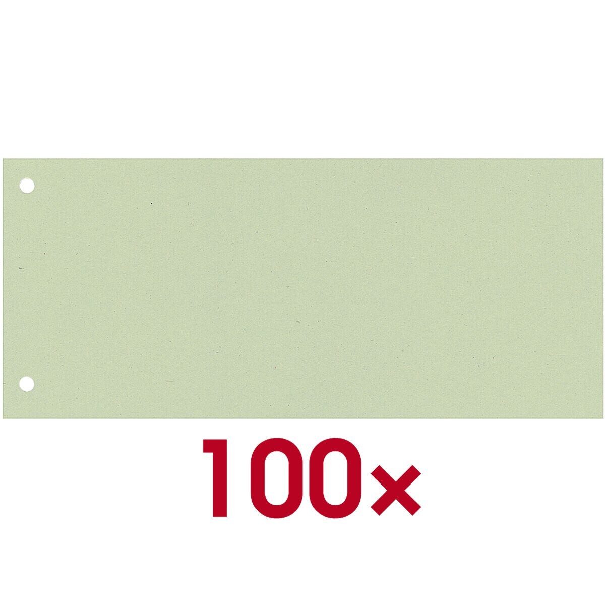 Otto Office Nature Abheftstreifen, Recycling-Karton Rechteck 24/10,5 cm, 2-fach Lochung