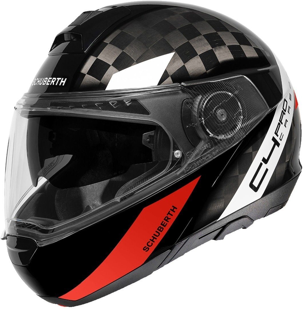 Schuberth Motorradhelm C4 Pro Carbon Avio Klapphelm, Pinlock, Klapphelm, Ratschenverschluss, Antibeschlag