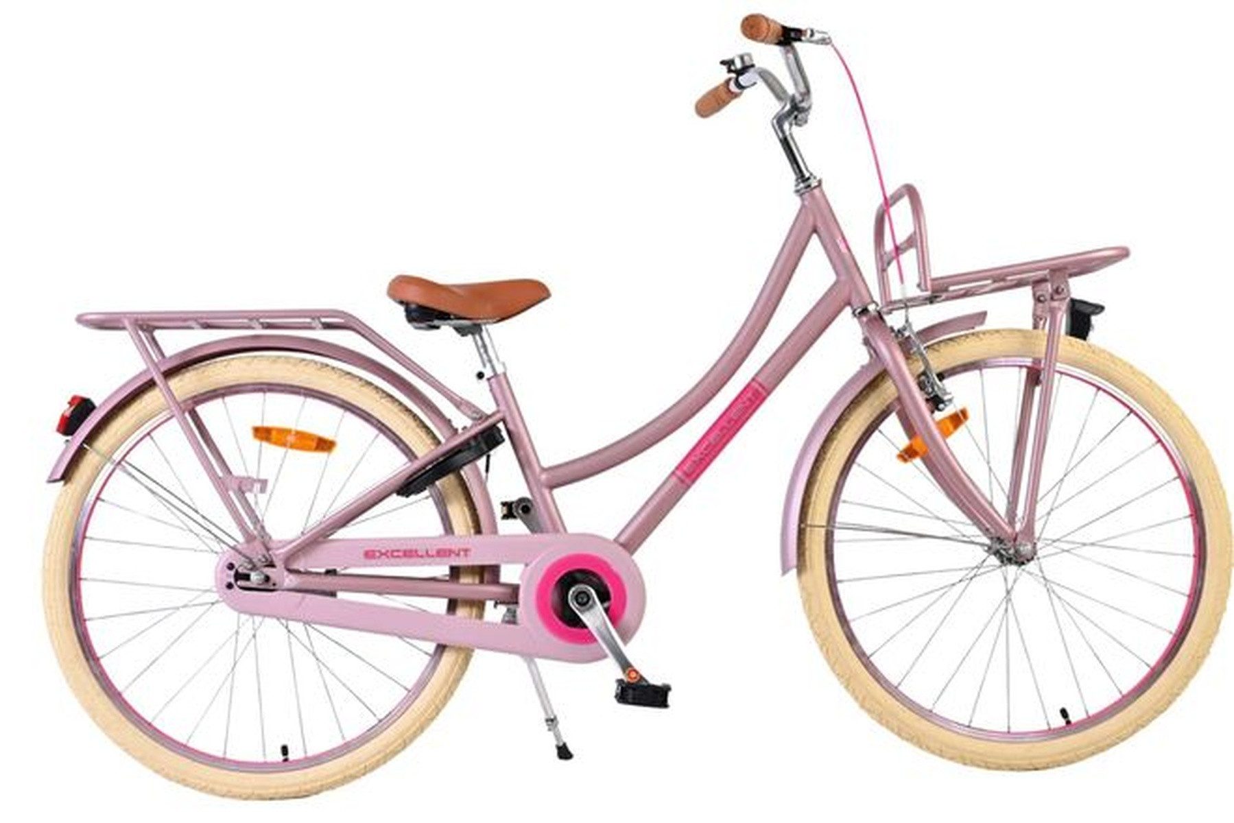 Kinderfahrrad Excellent Kinderfahrrad - Mädchen - 24 Zoll - Mattrosa