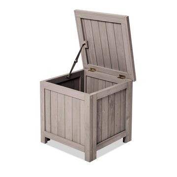 BUTENKIST Gartenbox HILLE, Aufbewahrung aus Holz, Kiste, Balkonbox, für Balkon, Garten, Terrasse