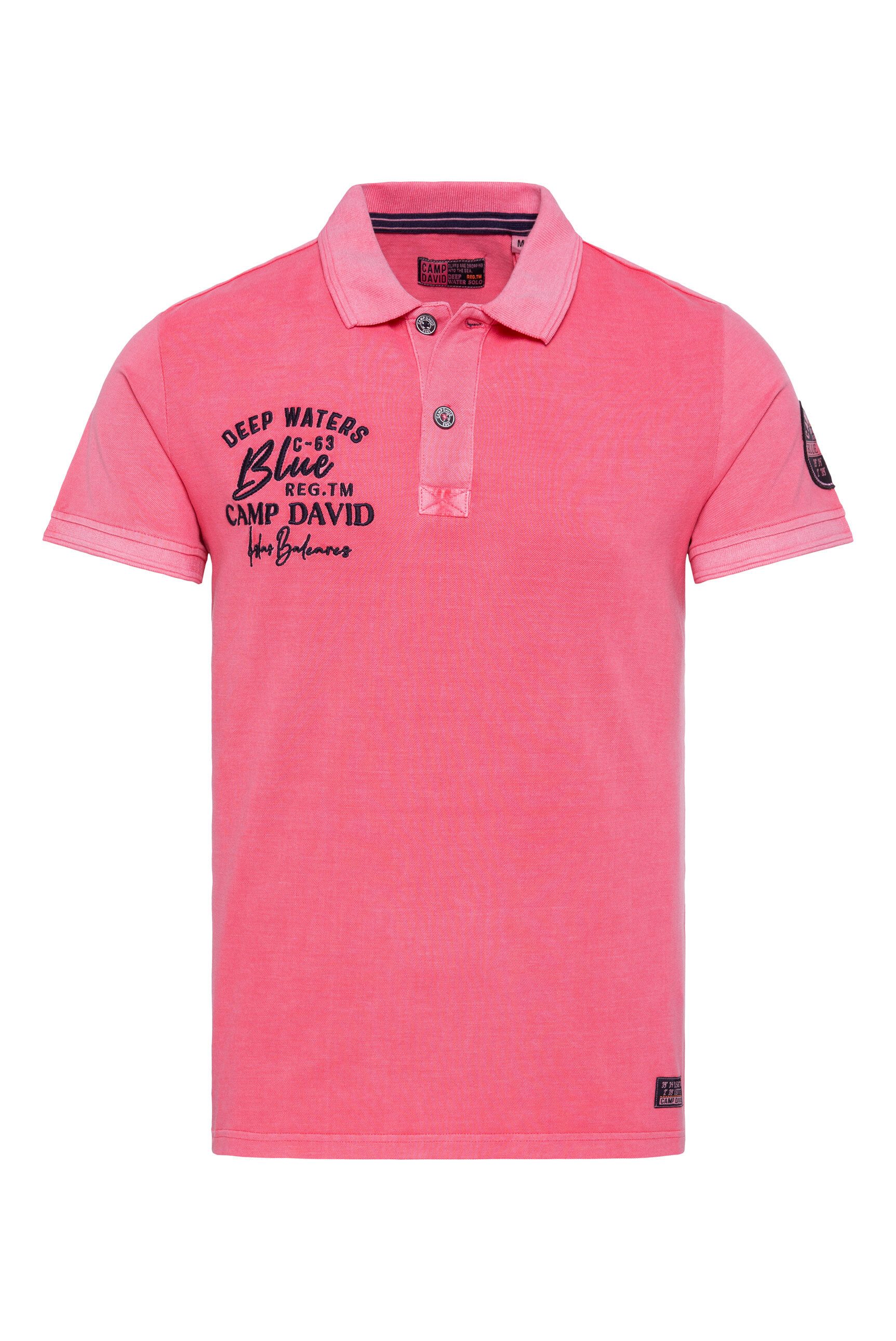 CAMP DAVID Poloshirt aus Baumwolle günstig online kaufen