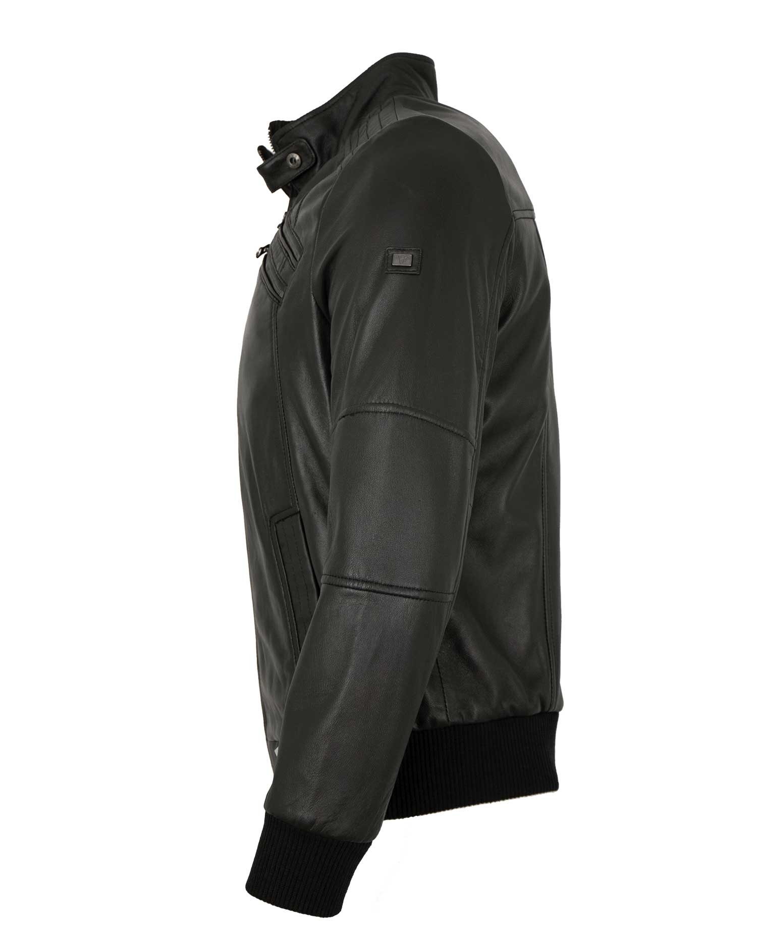 Lederjacken24 Lederjacke Ernesto Bruno Banani - Herren Lederjacke Bomberjac günstig online kaufen