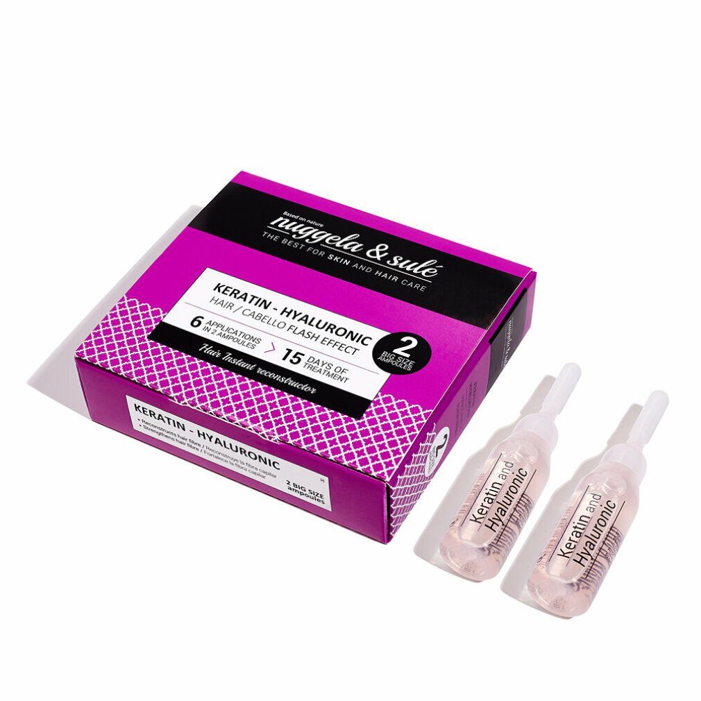 Nuggela & Sulé Haarstyling-Liquid Keratin Hyaluronic Ampoules Pack 2x