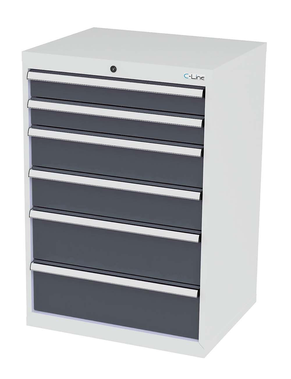 Simplaflex Werkzeugschrank Simplaflex Schubladenschrank, 6 Schubladen, BxTxH 600x575x1020 mm
