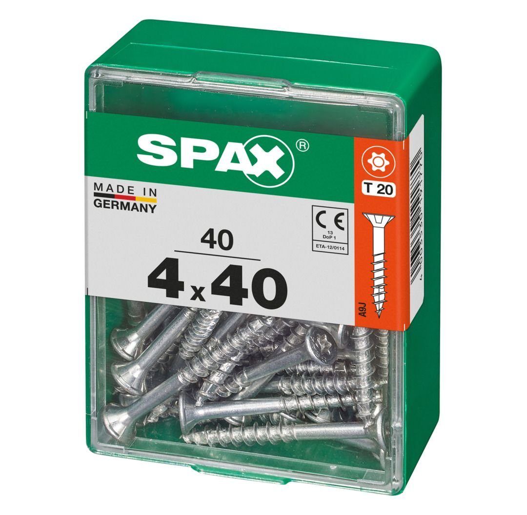 TX - 40 4.0 mm Spax SPAX 40 20 Universalschrauben x Holzbauschraube