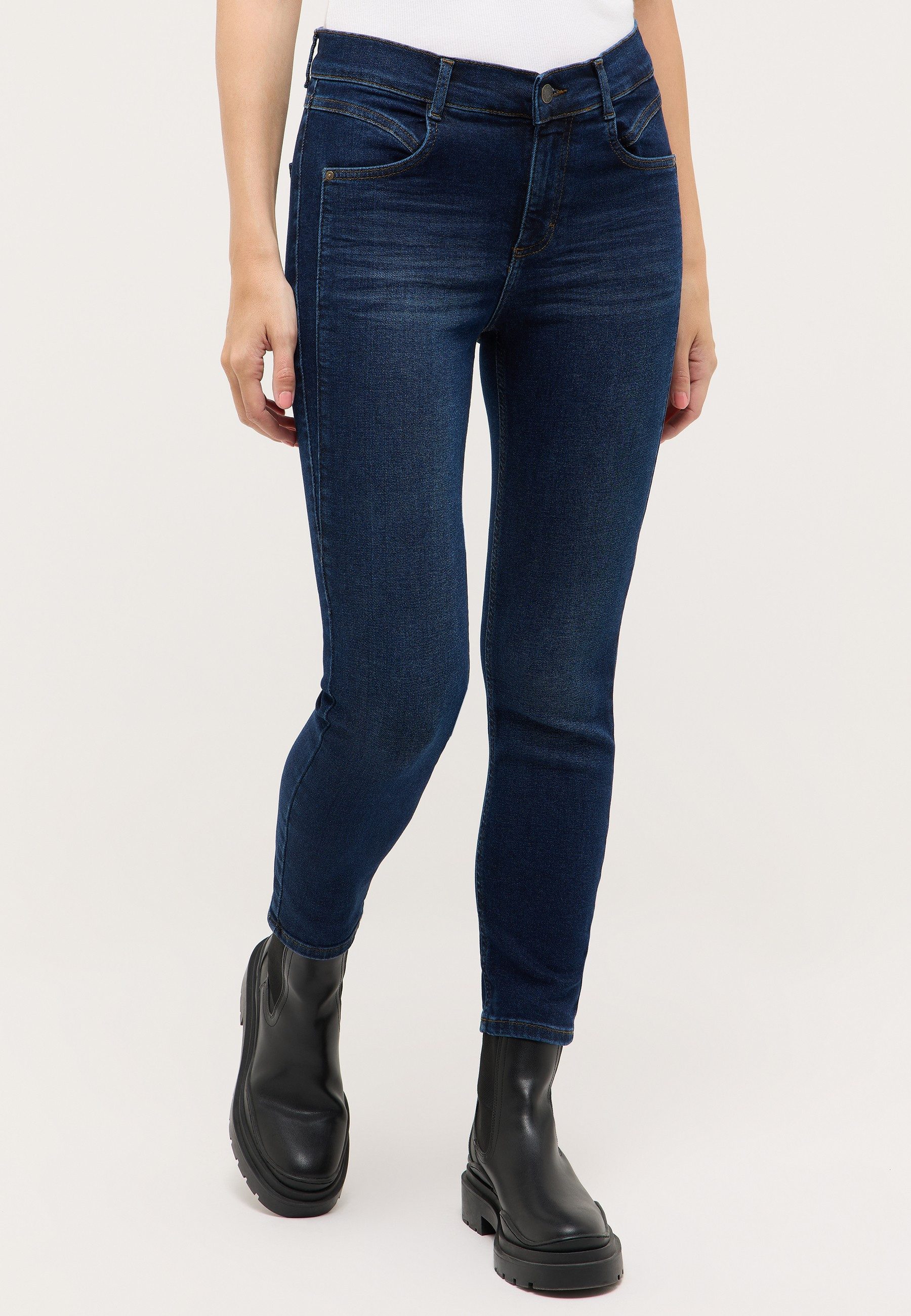 ANGELS 7/8-Jeans ORNELLA mit Used-Waschung günstig online kaufen