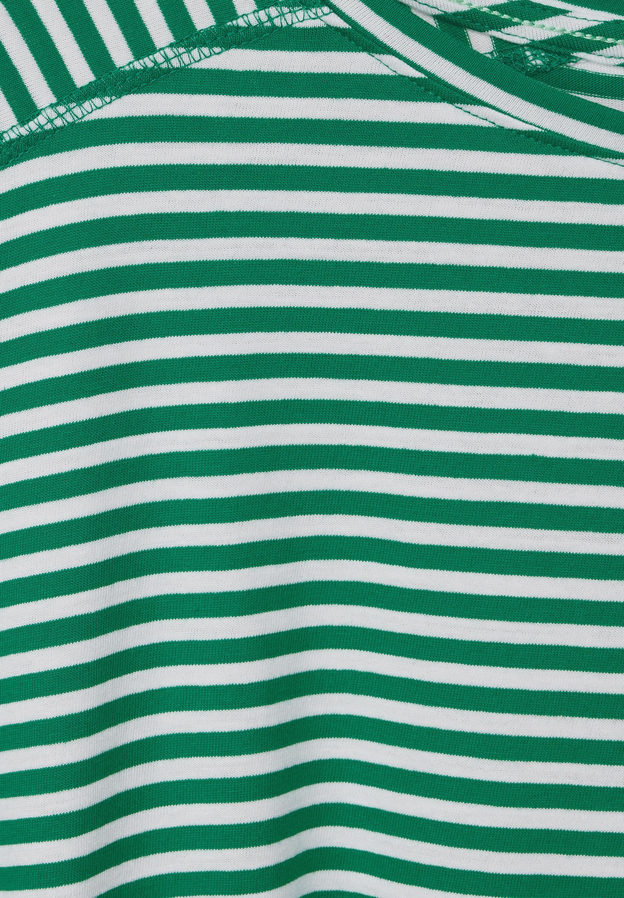 Cecil 3/4-Arm-Shirt luscious mit green U-Boot-Ausschnitt