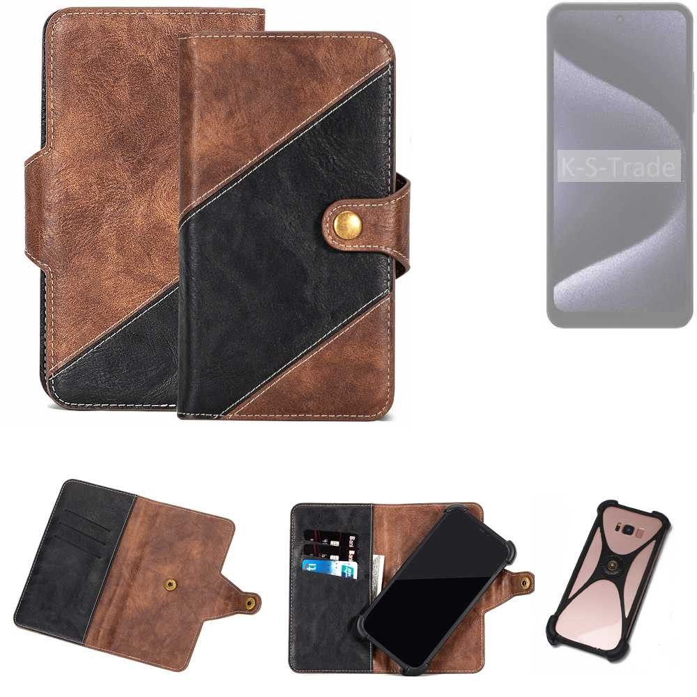 K-S-Trade Handyhülle für Hotwav Note 13 Max, Handyhülle Schutzhülle Bookstyle Case Klapphülle Cover Hülle