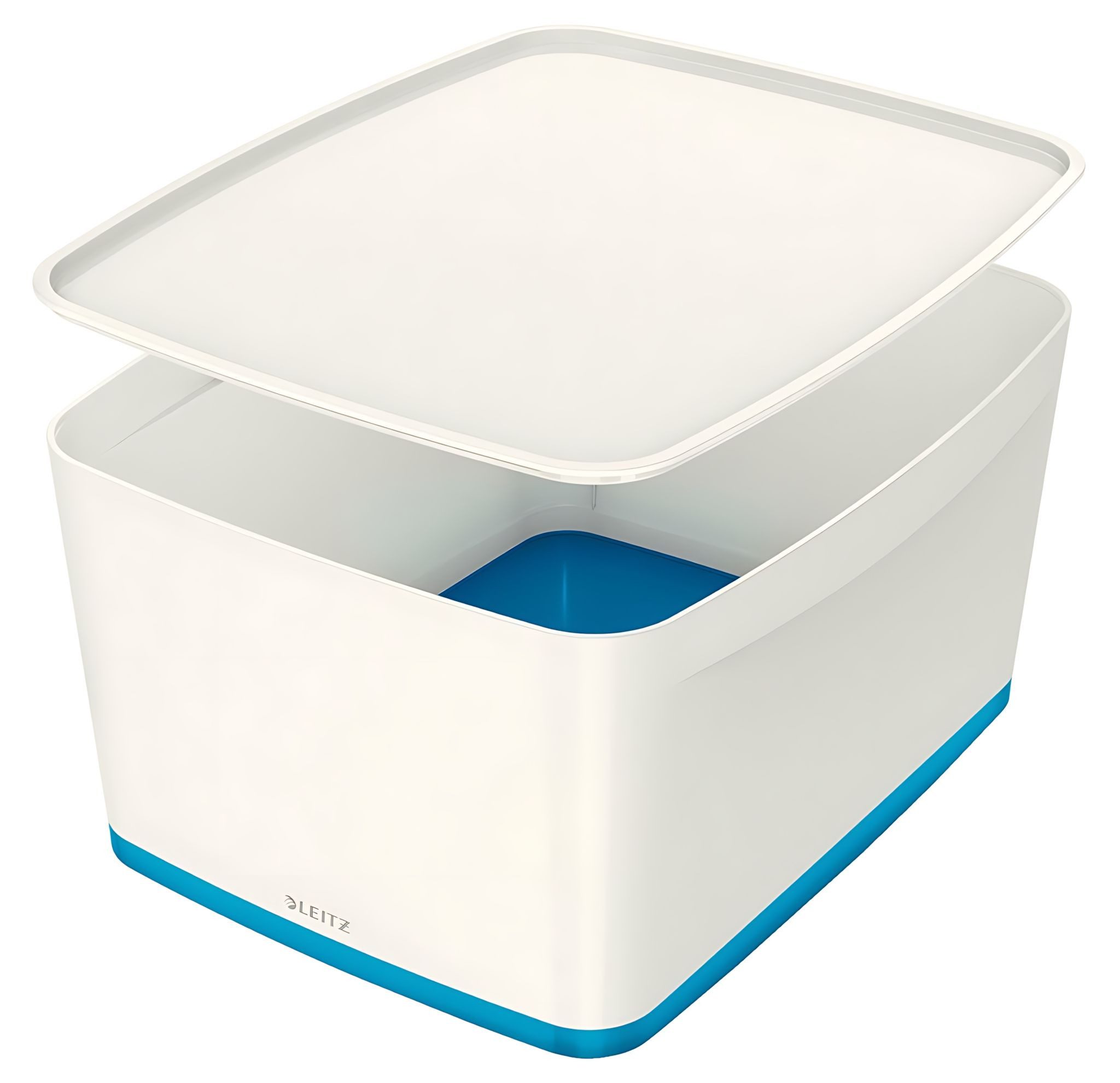 LEITZ Briefablage LEITZ MyBox18l mit Deckel weiß/blau