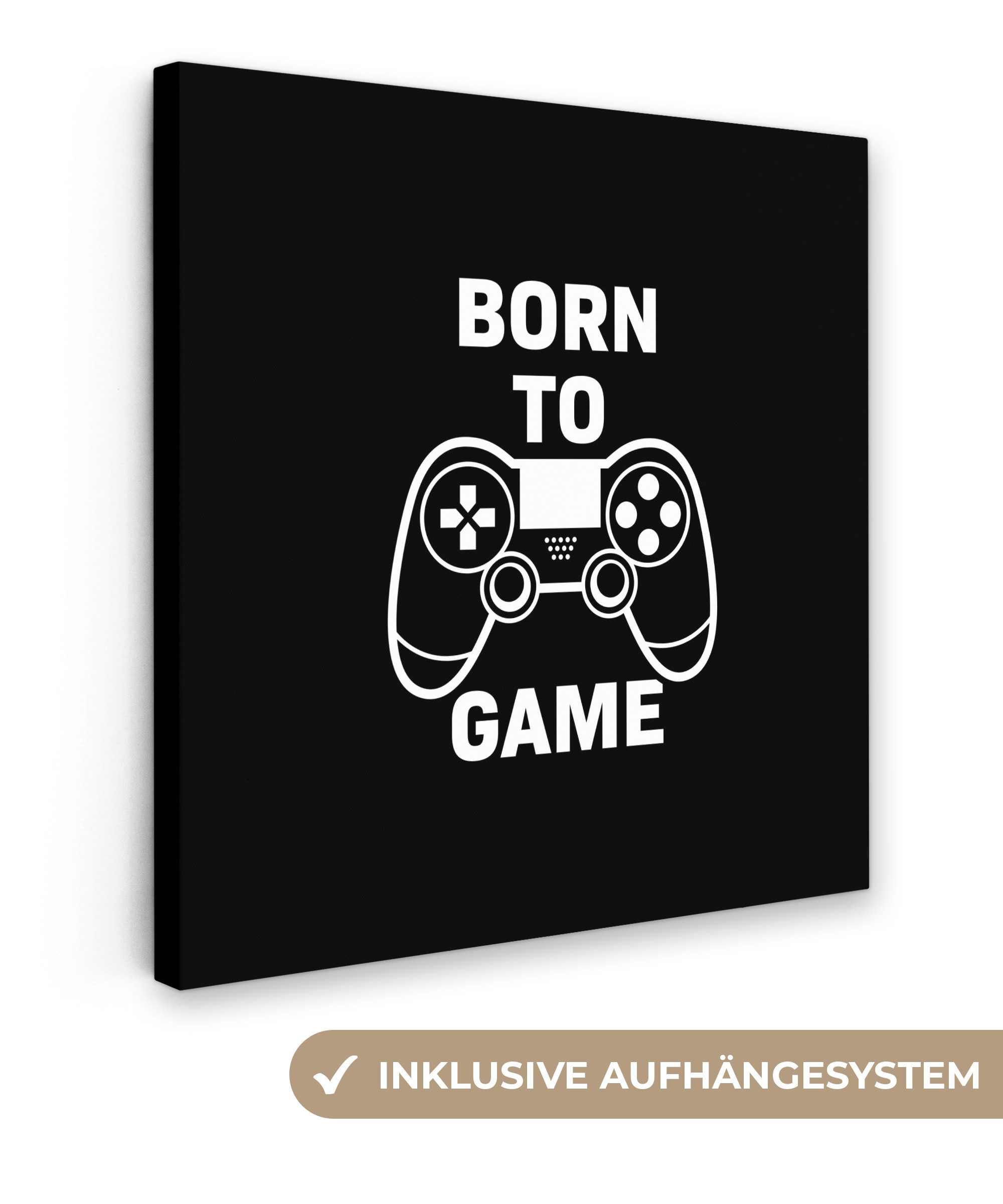 OneMillionCanvasses® Leinwandbild Gaming - Zitate - günstig online kaufen