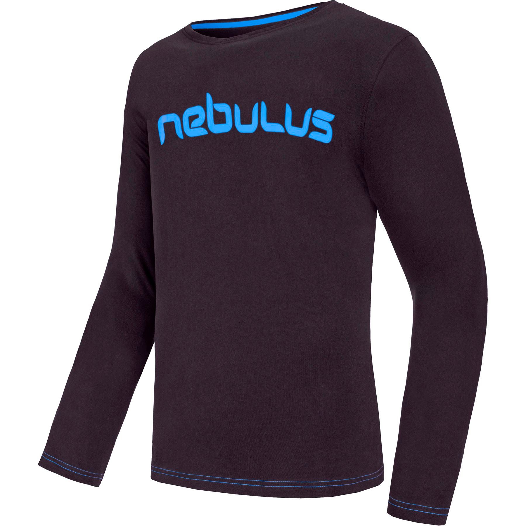 Langarmshirt SALOS, P6870 - Herren, schwarz-kobalt, M