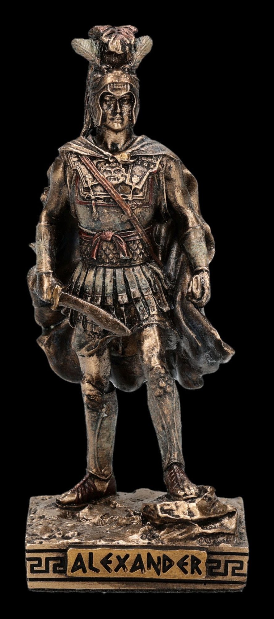 Figuren Shop GmbH Dekofigur Alexander der Große Figur – Historische Statue Sammler 9.5 cm Deko