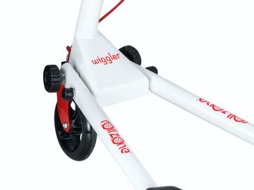 TPFSports Stuntscooter Wiggler - Stunt Scooter, Kinderroller, Trickroller, Tretroller, Klapproller - Belastbarkeit 80 kg - selbstdriftend - Farbe: weiß