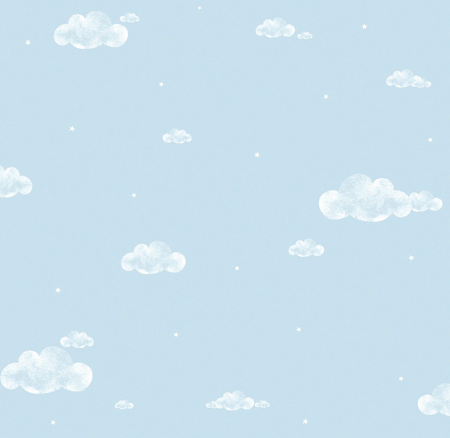 Sanders & Sanders Mustertapete kleine Wolken