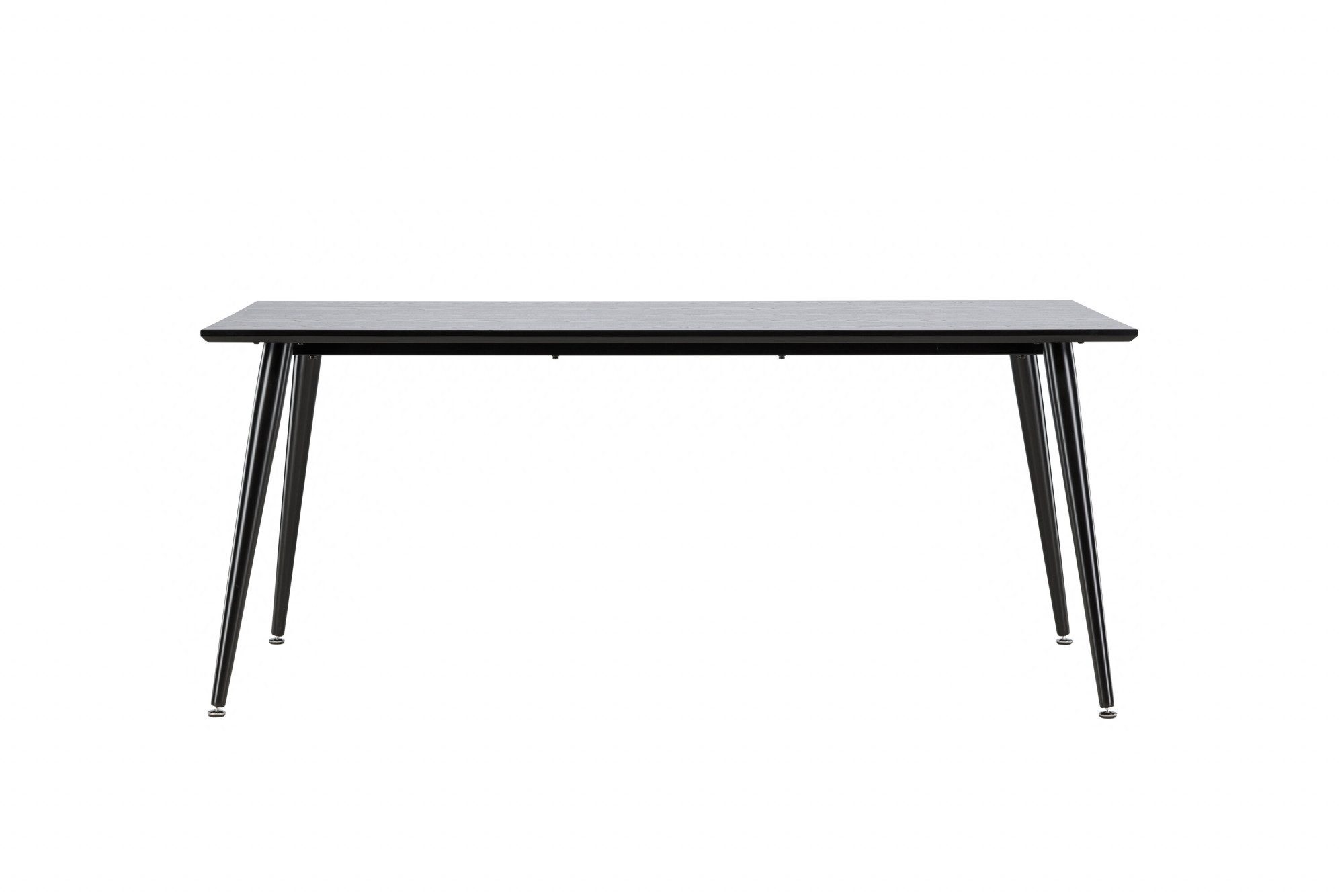 Venture Home Esstisch Dipp, rechteckiger Esstisch mit Messingdetails, 180 × 90 cm, Esszimmertisch, MDF, Holzfurnier-Optik, Metallbeine, rechteckig