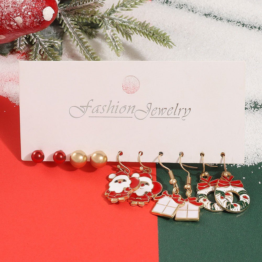 Weihnachtsbaum-förmiges Schöne 1 Ohrringe-Set, Blusmart Ohrring-Set Personalisierbar,