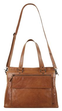 Spikes & Sparrow Shopper LAPTOP SHOULDERBAG, echt Leder