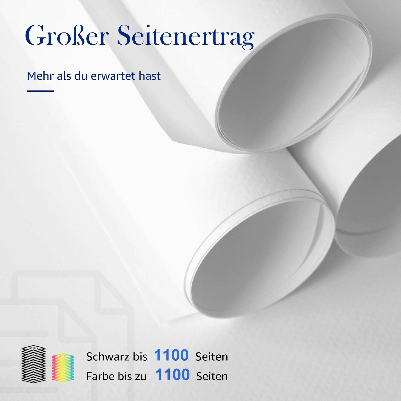 STAROVER 4er/5er/8er/10er 405XL Druckerpatronen für EPSON 405 XL Multipack Tintenpatrone (WorkForce Pro WF-7310DTW WF-7830DTWF WF-7835DTWF WF-7840DTWF WF-3820DWF, WF-3825DWF WF-4820DWF WF-4825DWF WF-4830DTWF)