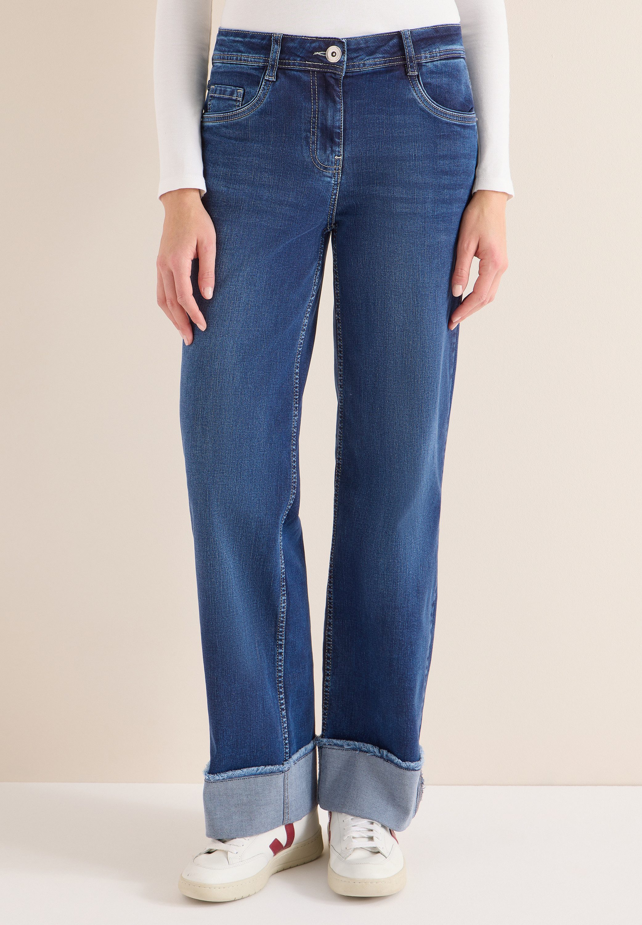 CECIL Loose-fit-Jeans 5-Pocket-Style
