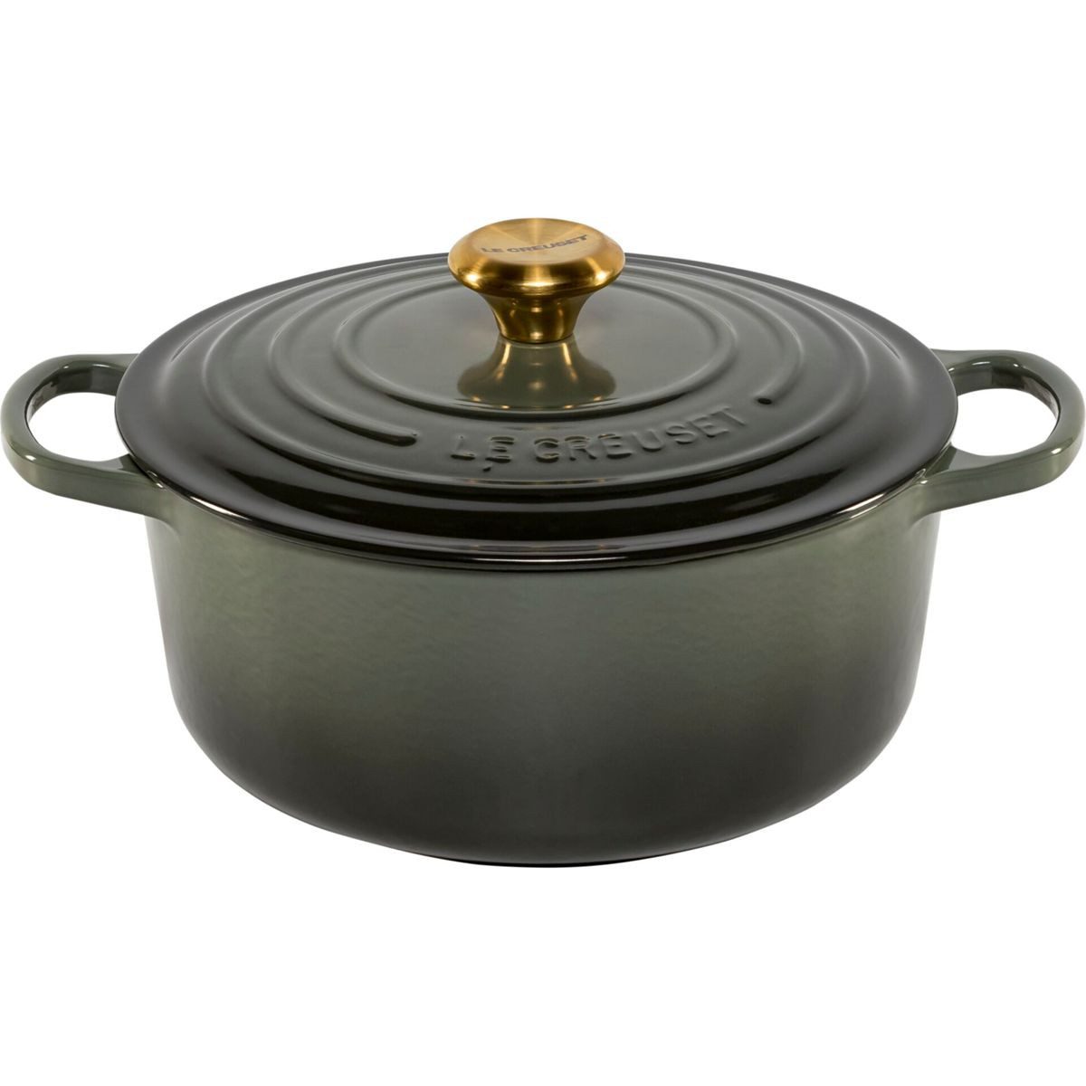 LE CREUSET Kochtopf Signature Bräter rund 26 cm thyme