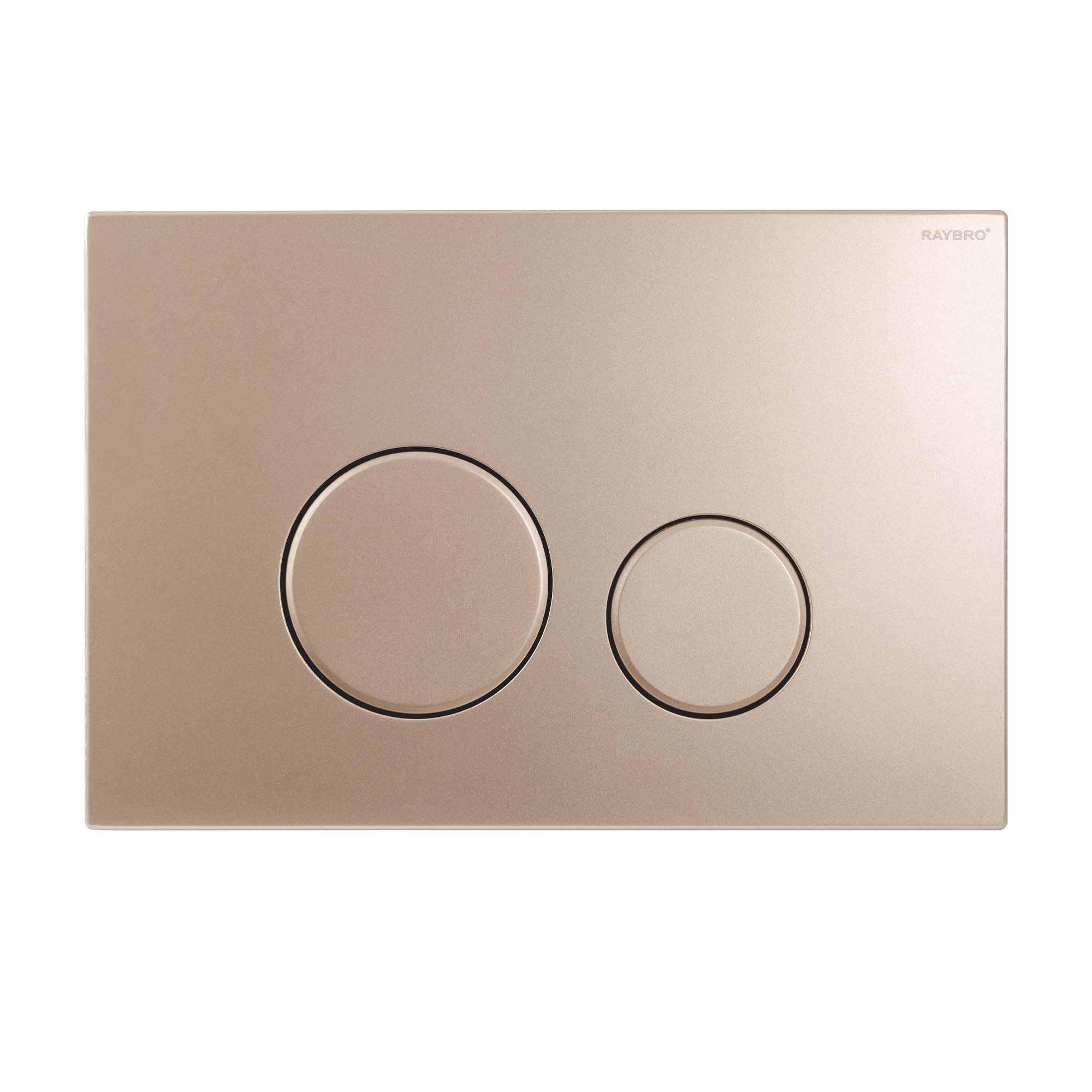 Raybro Innovations Betätigungsplatte CORTADO 45 Champagne Gold für Geberit Spülkästen
