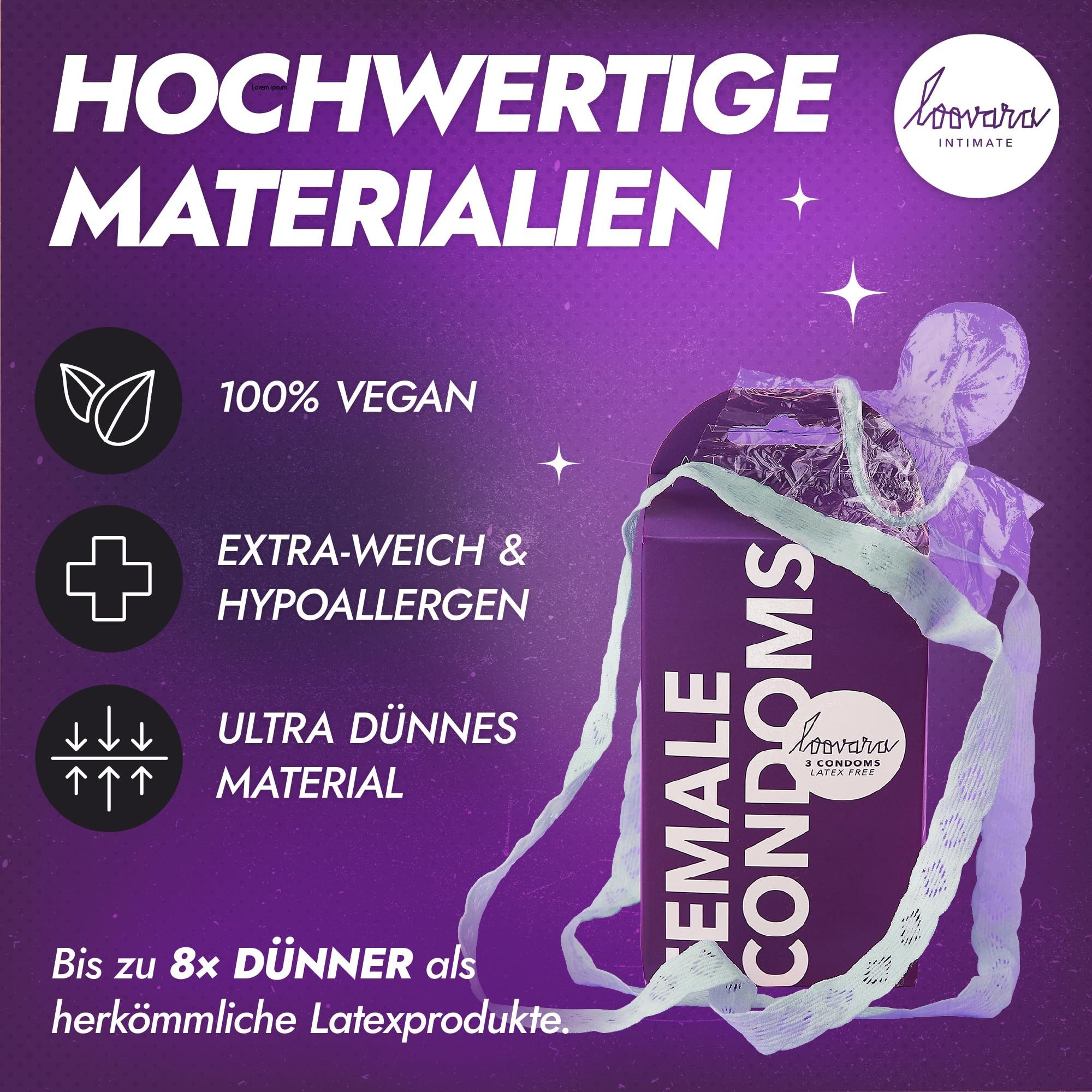 Loovara Kondome Loovara Frauen latexfrei Packung