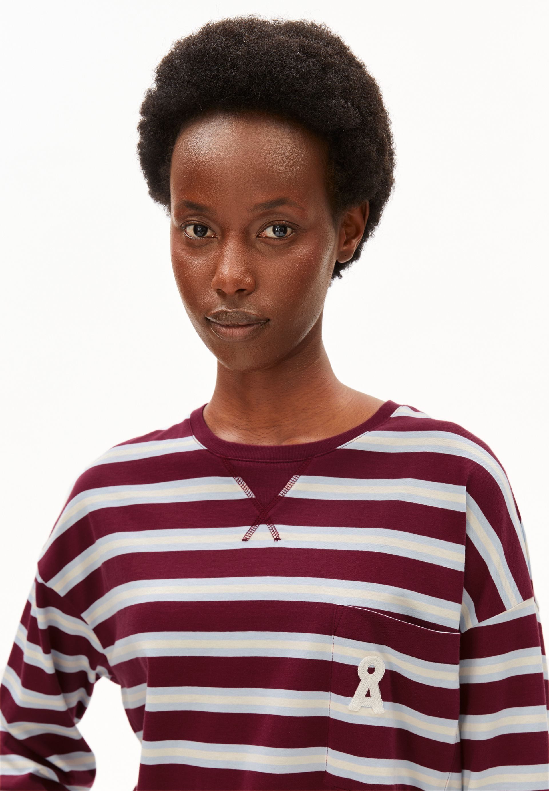 Armedangels Longsleeve ICONIC Å FIETAA STRIPE Oversized Fit