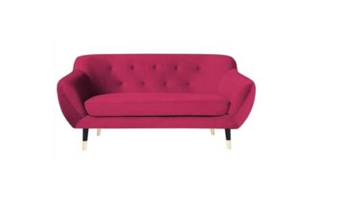 Rosa Modernes in Design Schwarzes 3-Sitzer Luxus Made JVmoebel Neu, Sofa Europe Sofa Chesterfield