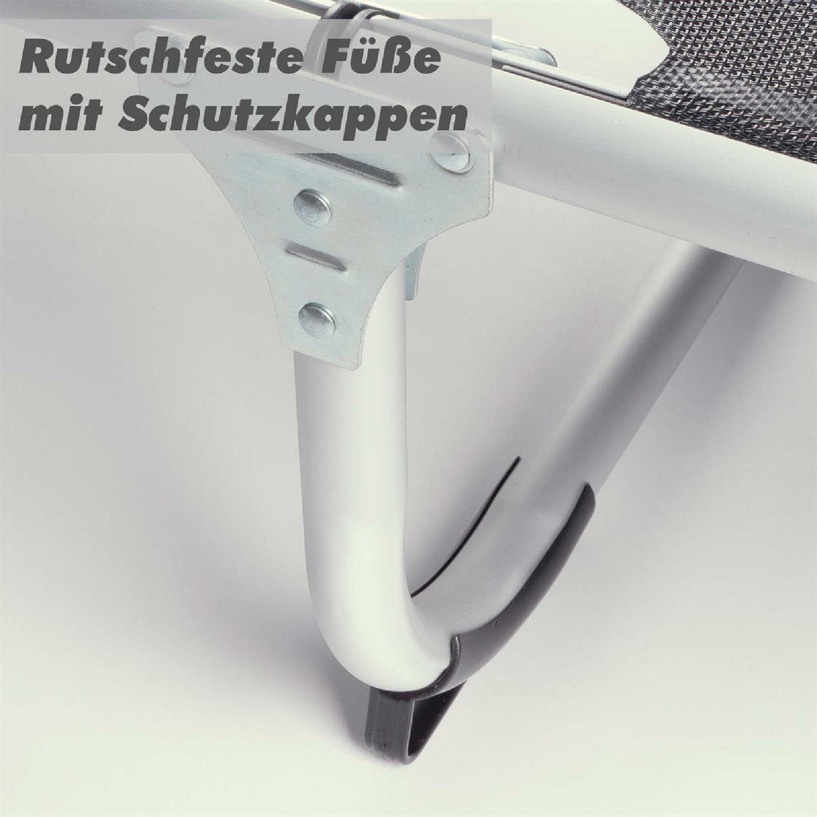 VCM Gartenliege Sonnenliege Klappbar H. 187 x B. 57 x T. 30 cm, 1