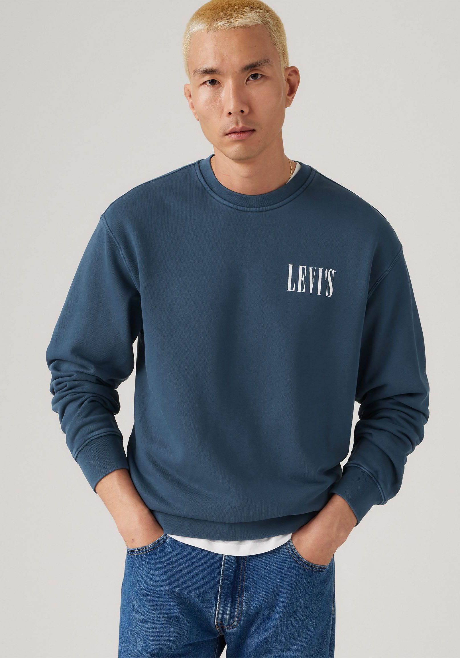 Levi's® Sweatshirt mit elastischen Bundabschlüssen günstig online kaufen