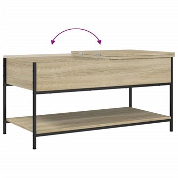 vidaXL Couchtisch Couchtisch Sonoma-Eiche 100x50x50 cm Holzwerkstoff und Metall (1-St)