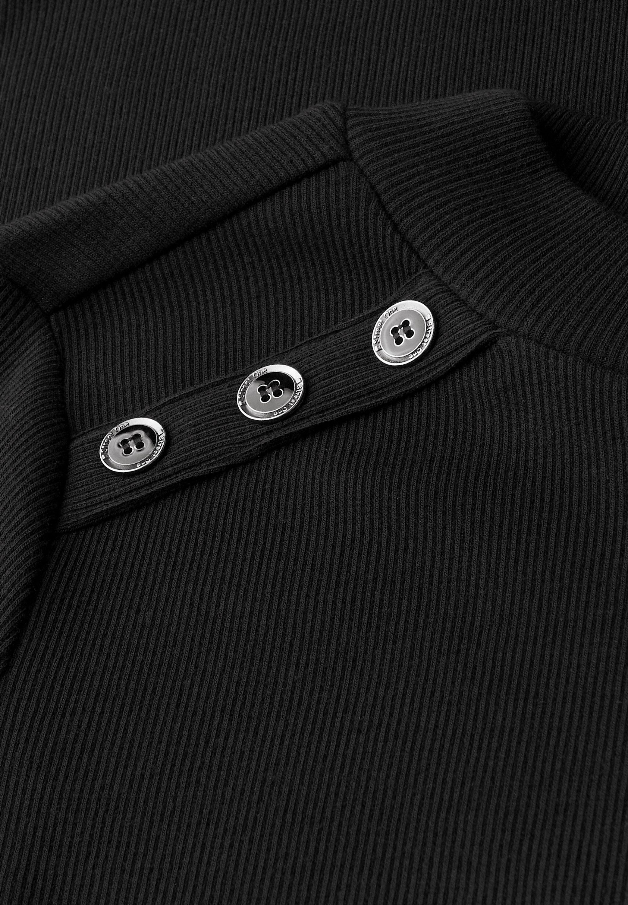 STREET ONE Midikleid in Unifarbe