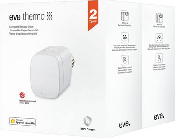 EVE Heizkörperthermostat Thermo 2-er Pack, Gen. 4