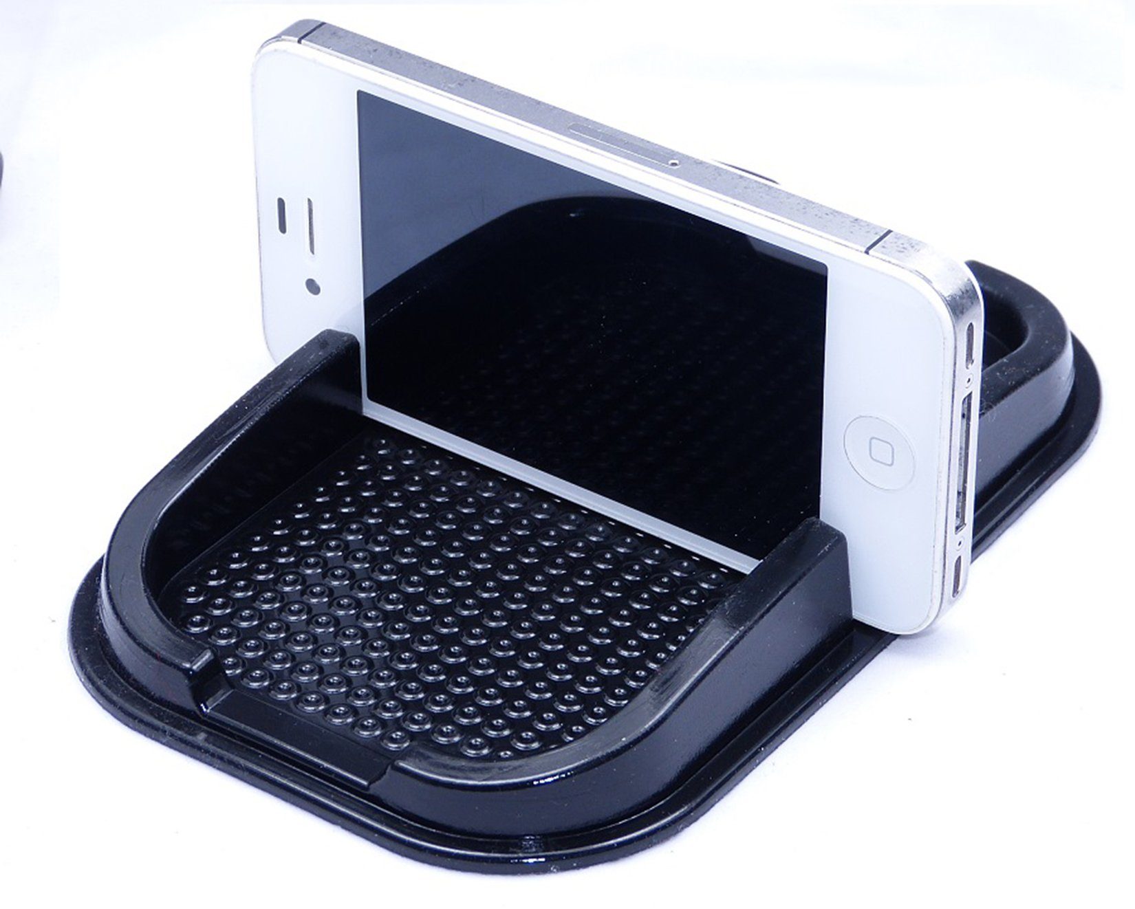 L & P Car Design Handy-Halterung Antirutschmatte Auto Haftpad Ablage iPhone Samsung, (1 Stück, 1-tlg., kompatibel mit vielen Smartphones) – Bild 2 von 5