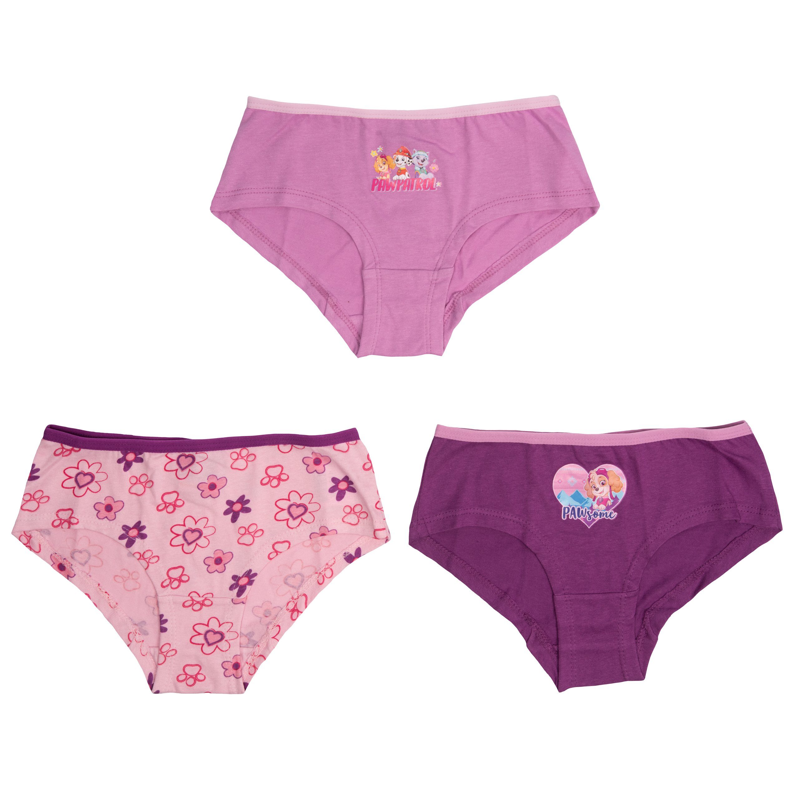 United Labels® Panty Paw Mädchen (3er Bunt Patrol Pack) Unterhose - für