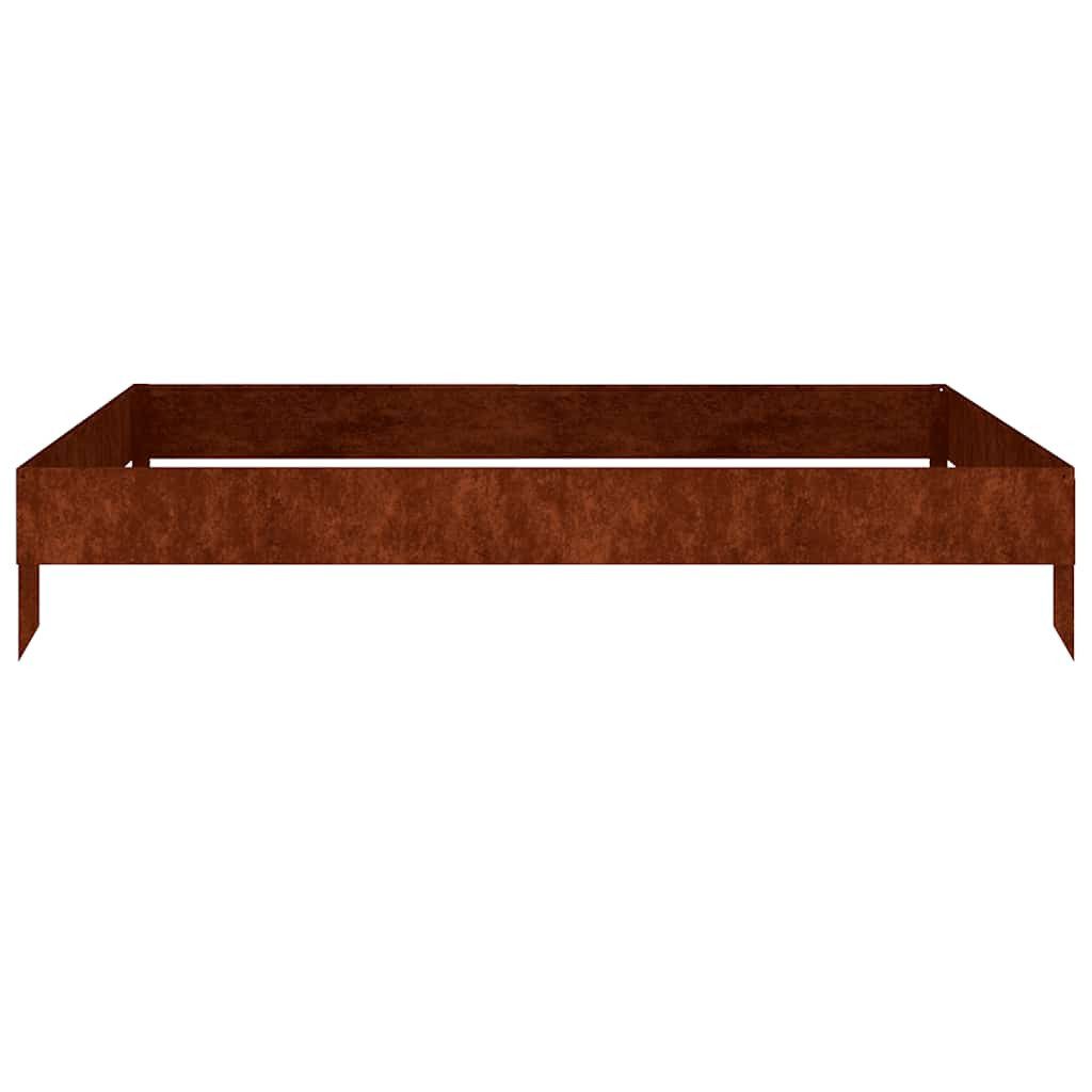 vidaXL Hochbeet Hochbeet 100x100x18,5 cm Cortenstahl (1 St)