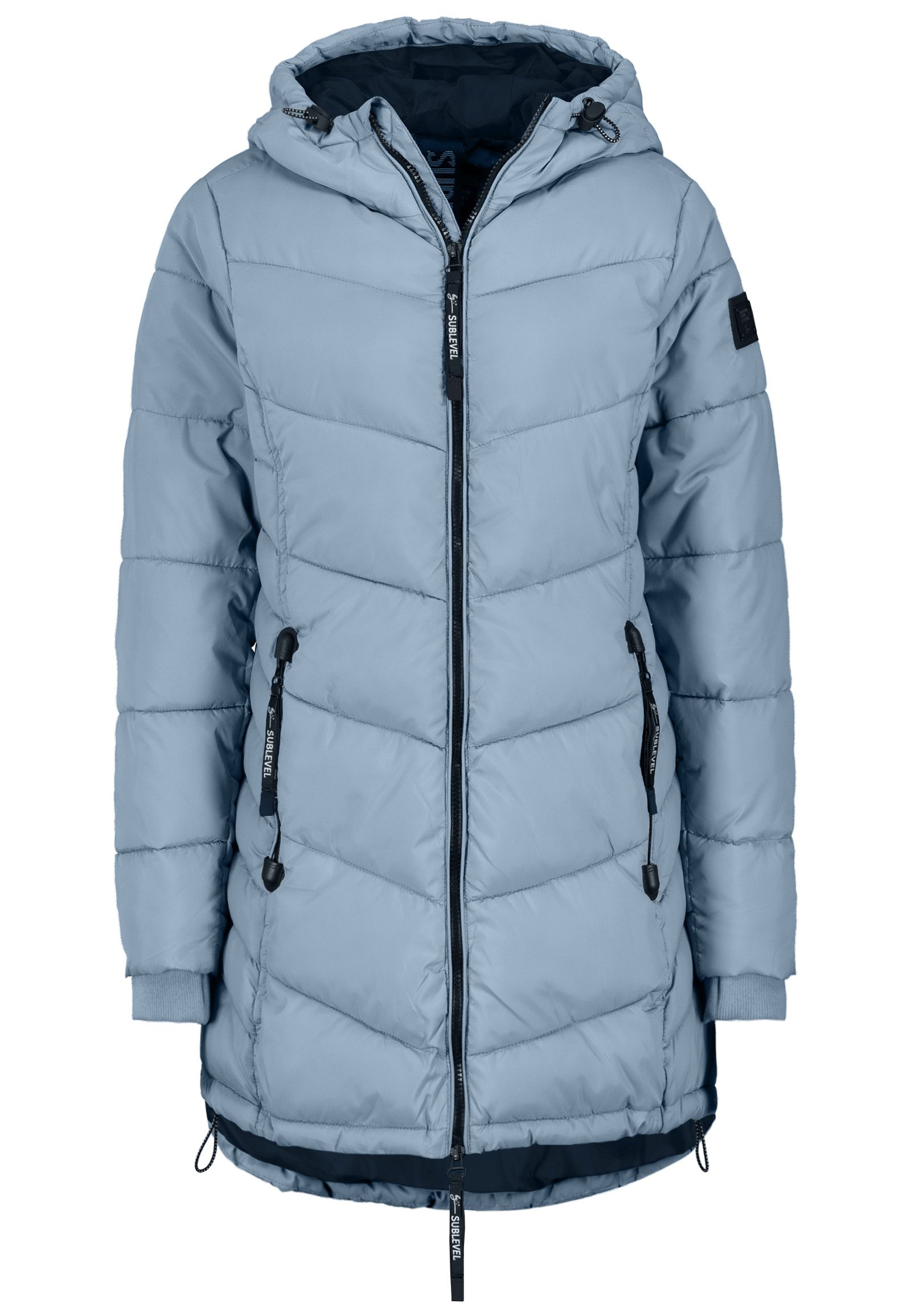 SUBLEVEL Wintermantel Steppmantel tailliert warm wattiert günstig online kaufen
