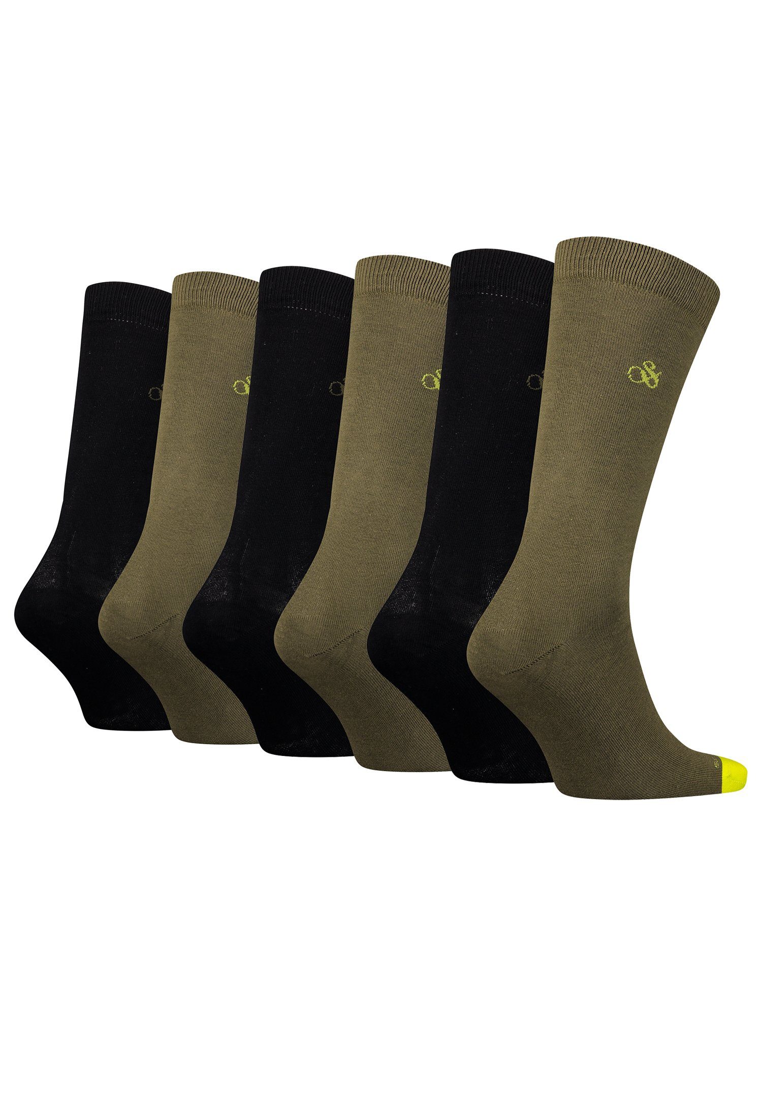 Scotch & Kurzsocken SCSO Socks 6P (6-Paar) olive Dip CLASSIC Soda Toe