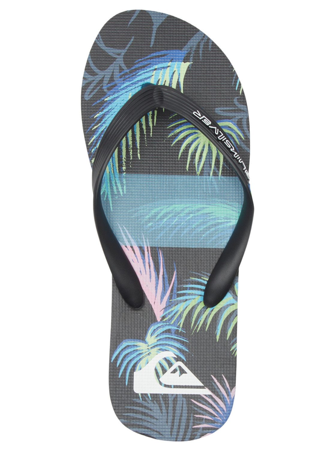 Molokai Quiksilver Kaplan Black/Black/Blue Art Gregg Sandale