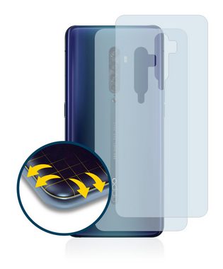 BROTECT Full-Screen Schutzfolie für Oppo Reno 2 (Rückseite), Displayschutzfolie, 2 Stück, 3D Curved klar