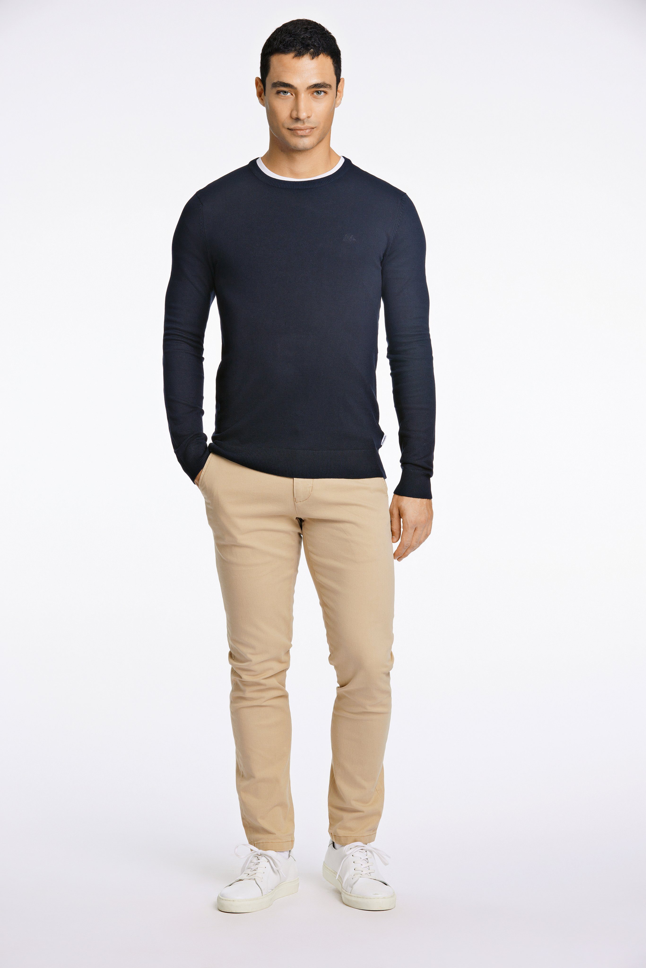 LINDBERGH Strickpullover mit Logo-Stickerei