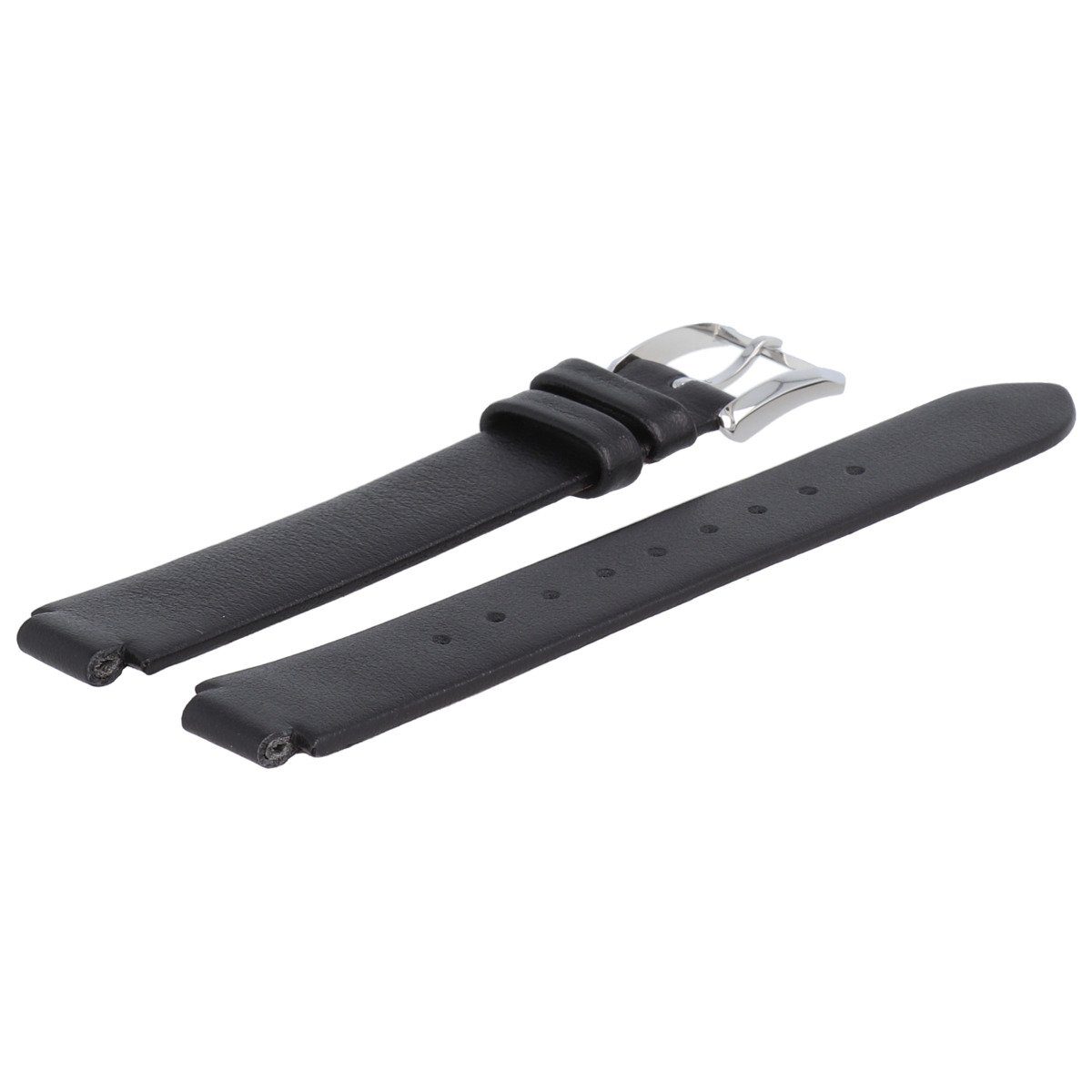 BOSS Uhrenarmband 10mm Leder Schwarz 659302724 günstig online kaufen