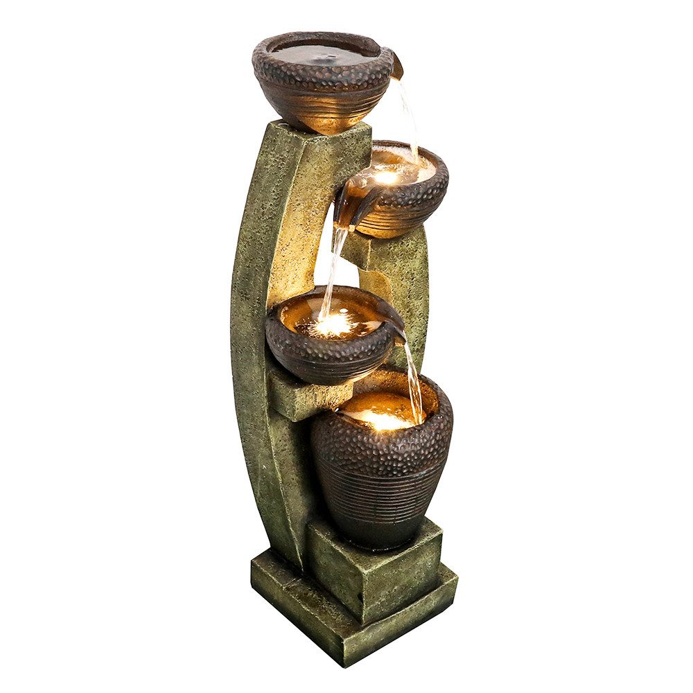 Rutaqian Gartenbrunnen 100 cm hoch moderner günstig online kaufen