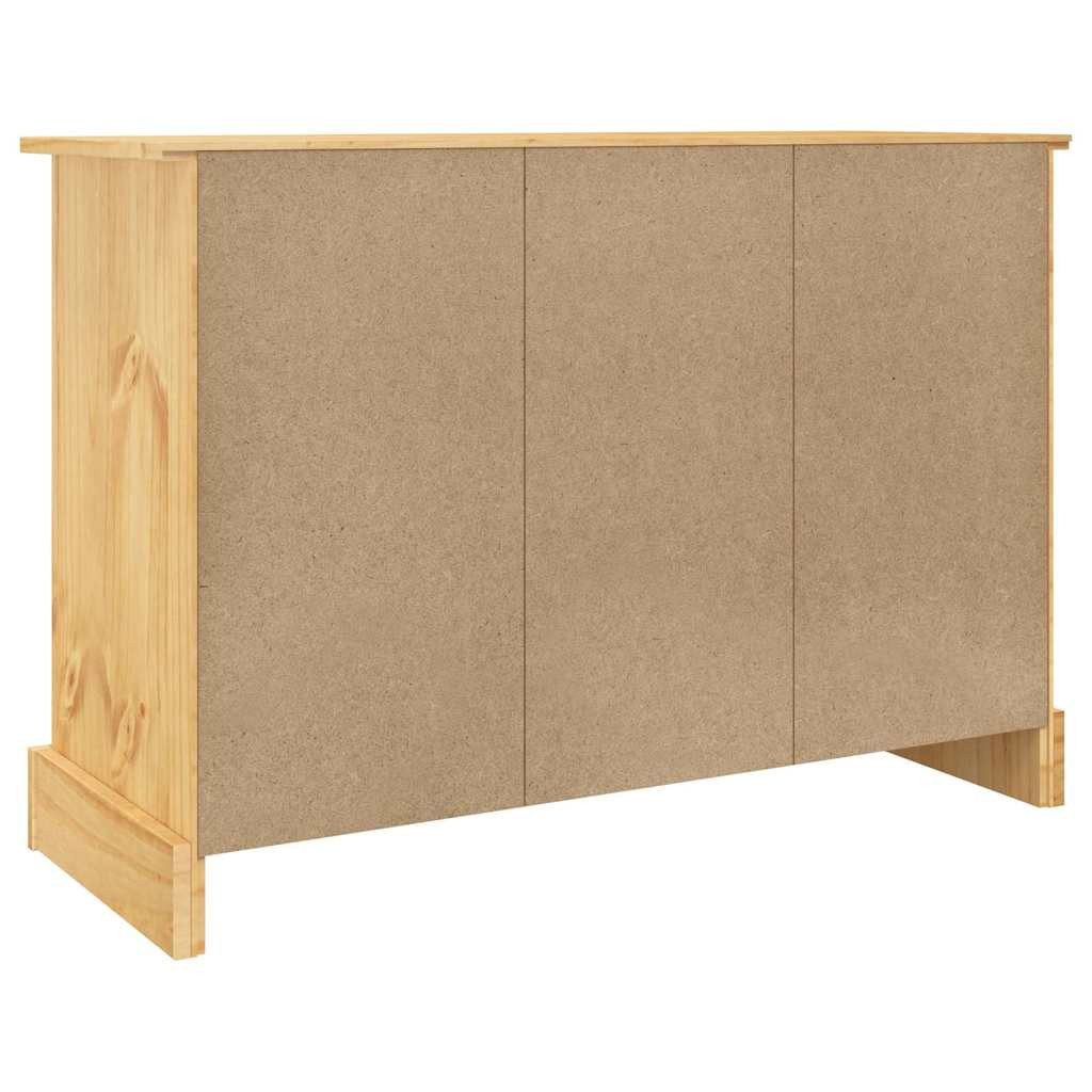 vidaXL Sideboard Sideboard "Corona" Braun 112x44x78 cm Massivholz Mexikanische Kiefer (1 St) – Bild 5 von 5