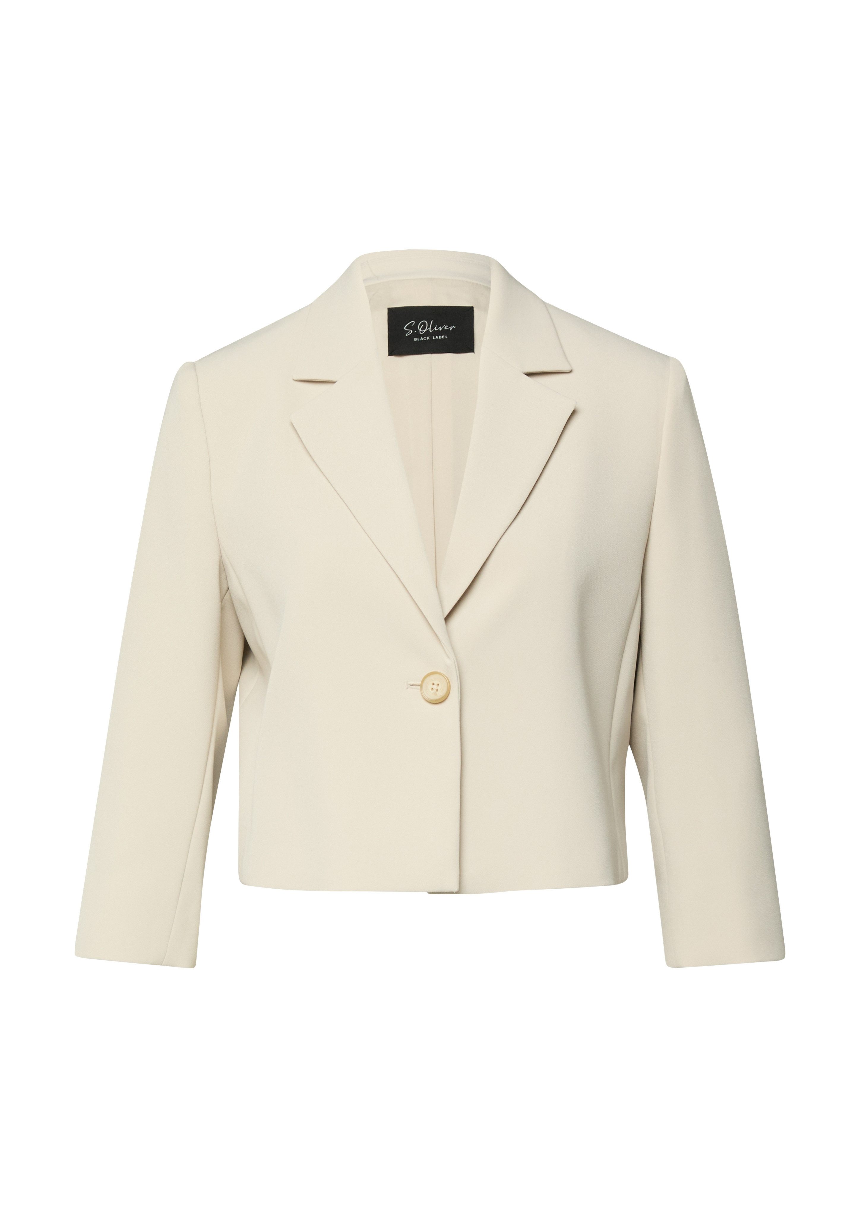 s.Oliver BLACK LABEL Kurzblazer 3/4-Arm mit Stretch günstig online kaufen