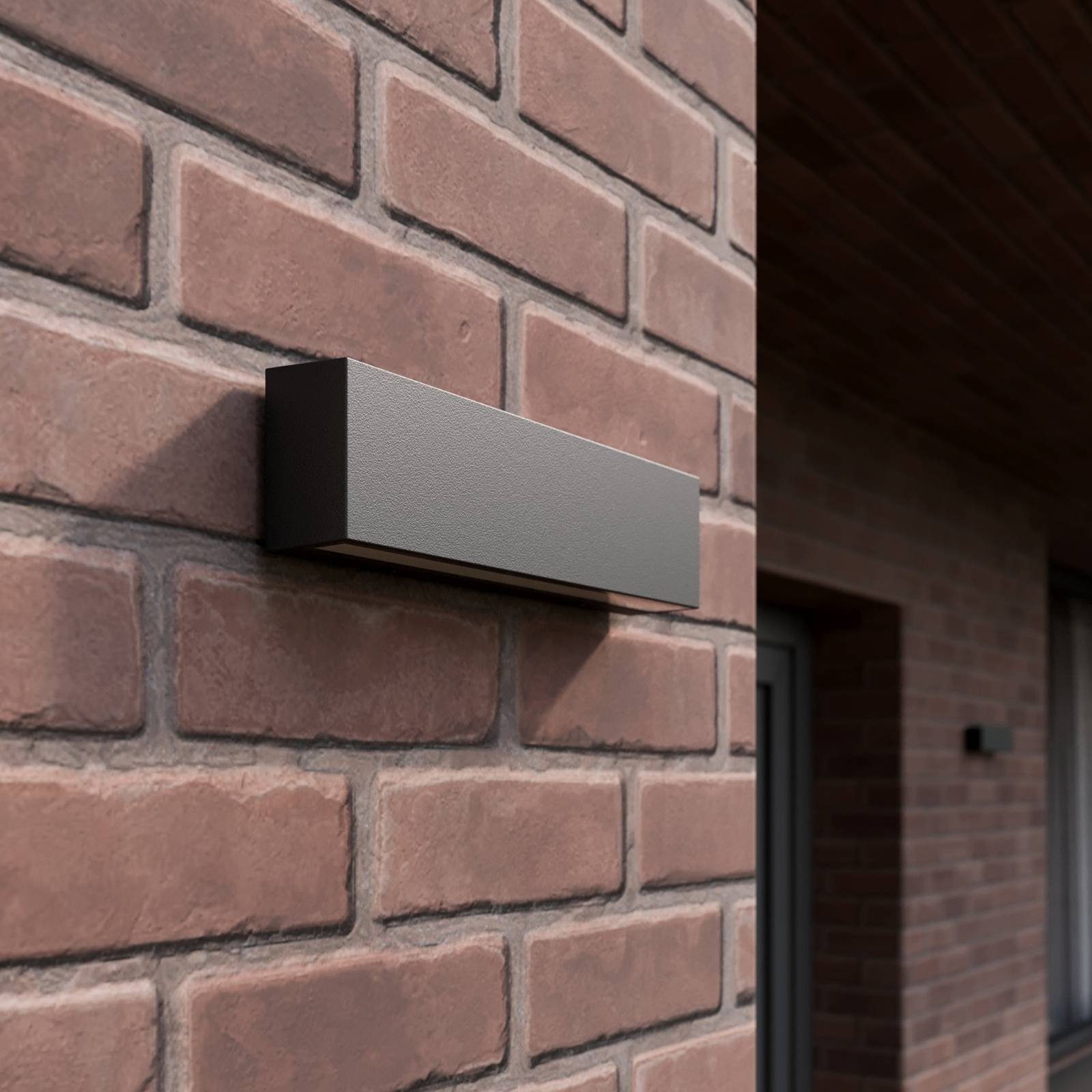 Lucande Außen-Wandleuchte Elvira, LED 3,1 W gesamt, warmweiß