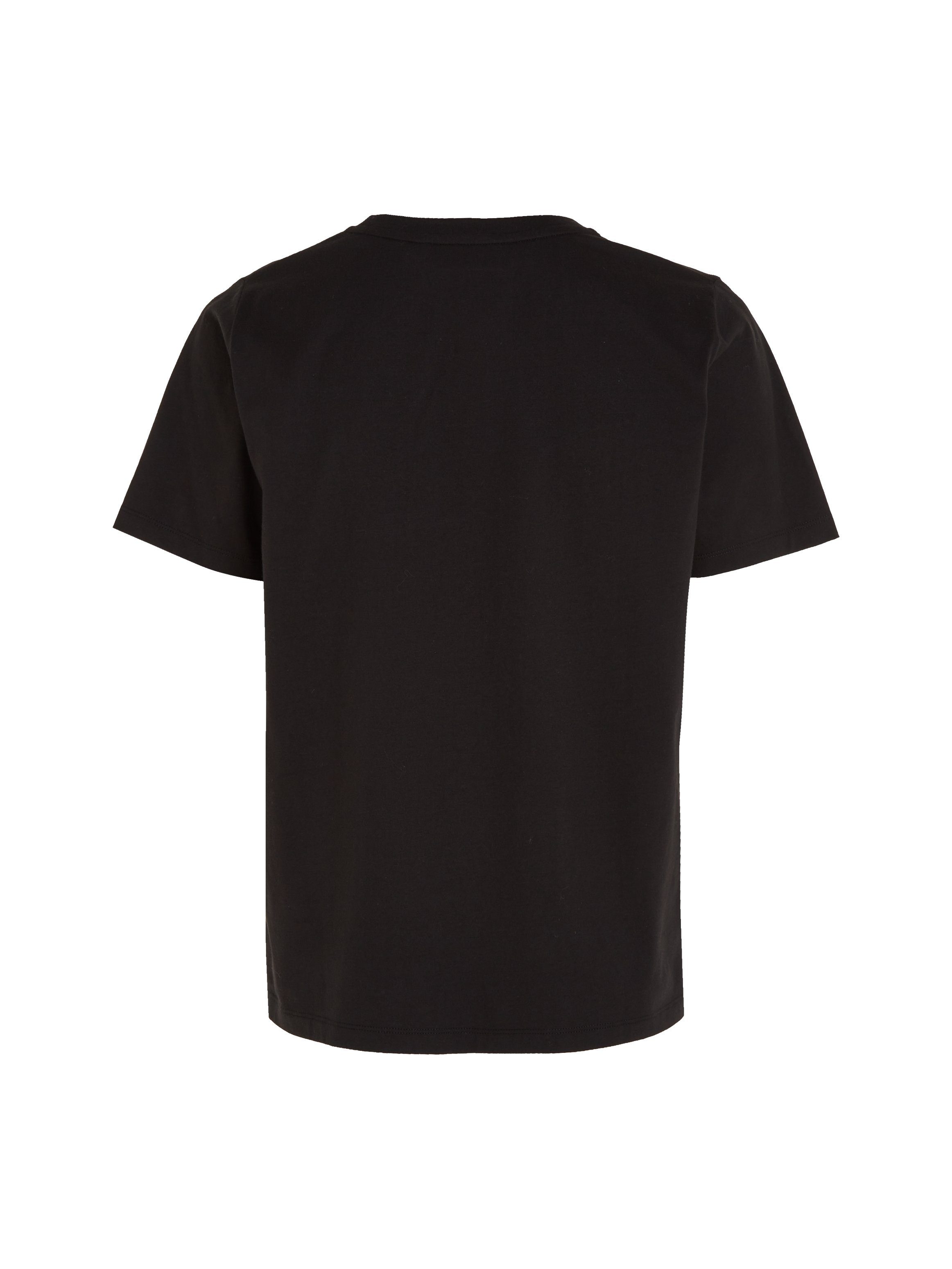 Calvin Klein T-Shirt MICRO Ck-Black aus T-SHIRT LOGO Baumwolle reiner