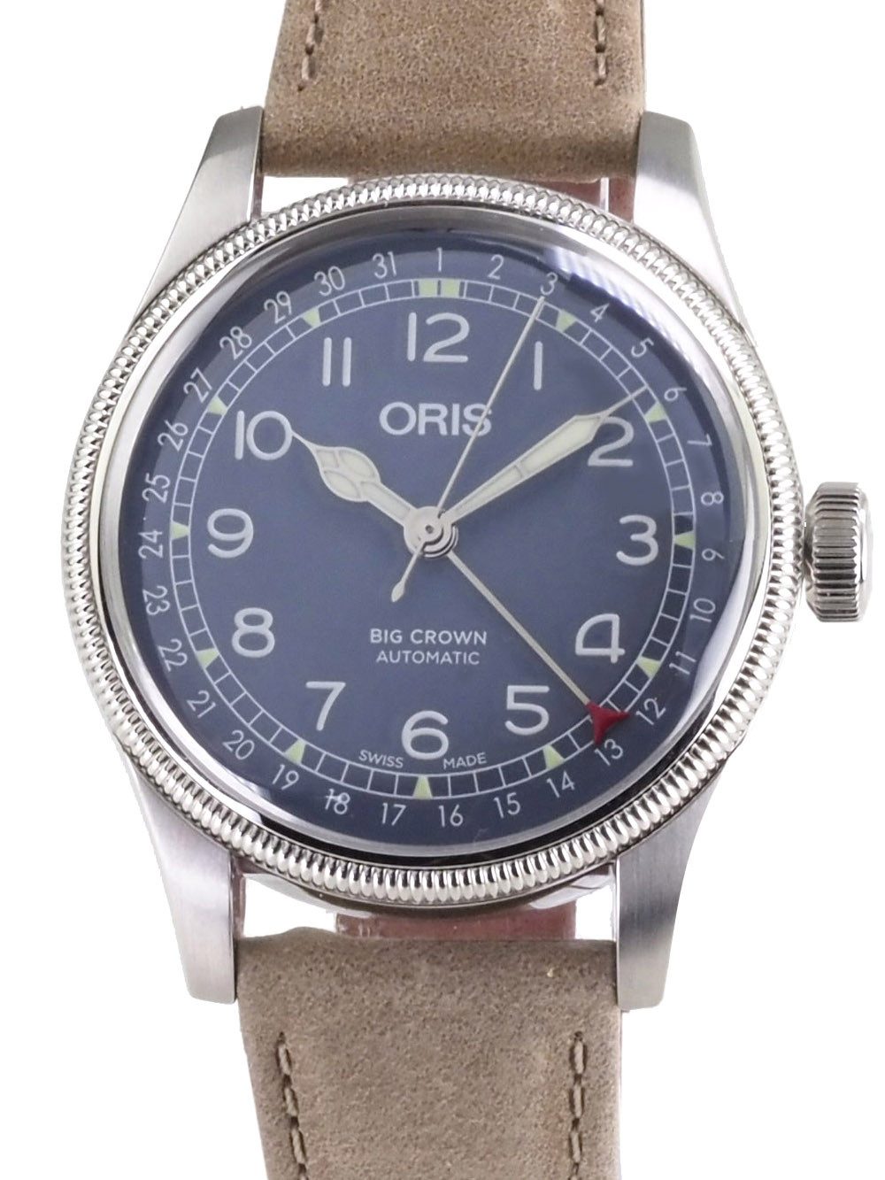 Oris Automatikuhr 01 754 7741 4065-07 5 2063 Automatik 38 mm Big Crown Pointer Date, Datumsanzeige über Zeiger 1 - 31
