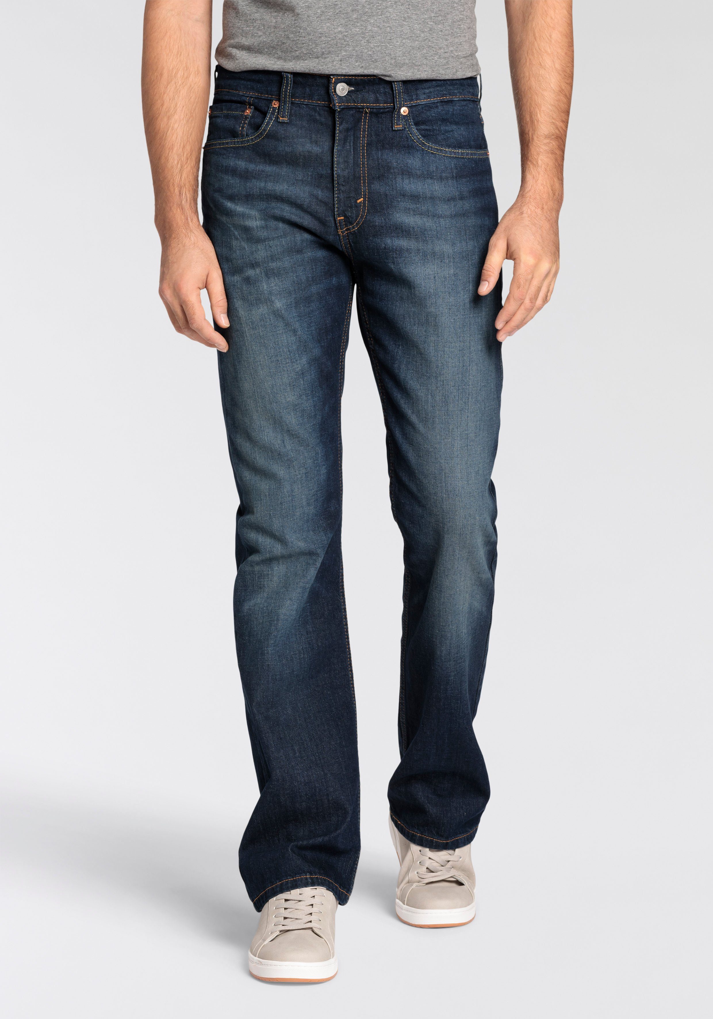 Levi's® Bootcut-Jeans 527 SLIM BOOT CUT in cleaner Waschung