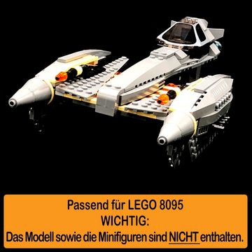 AREA17 Standfuß Acryl Display Stand für LEGO 8095 General Grievous Starfighter (verschiedene Winkel und Positionen einstellbar, zum selbst zusammenbauen), 100% Made in Germany